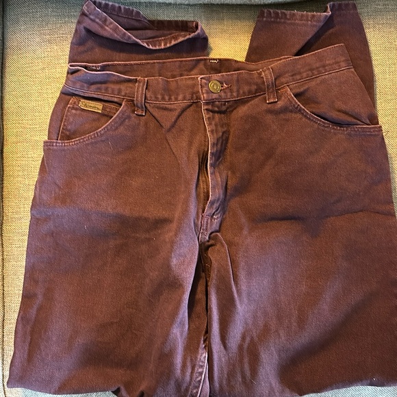 Wrangler Size 12 Purple Straight Leg Jeans - Picture 2 of 3